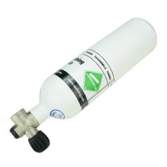 2-Liter-Diluentflasche + 5/8" BSP Rebreather-Ventil